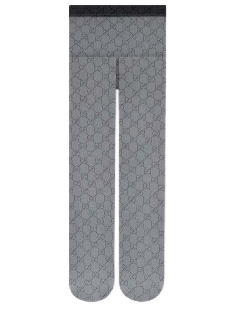 Printed stretch nylon tights