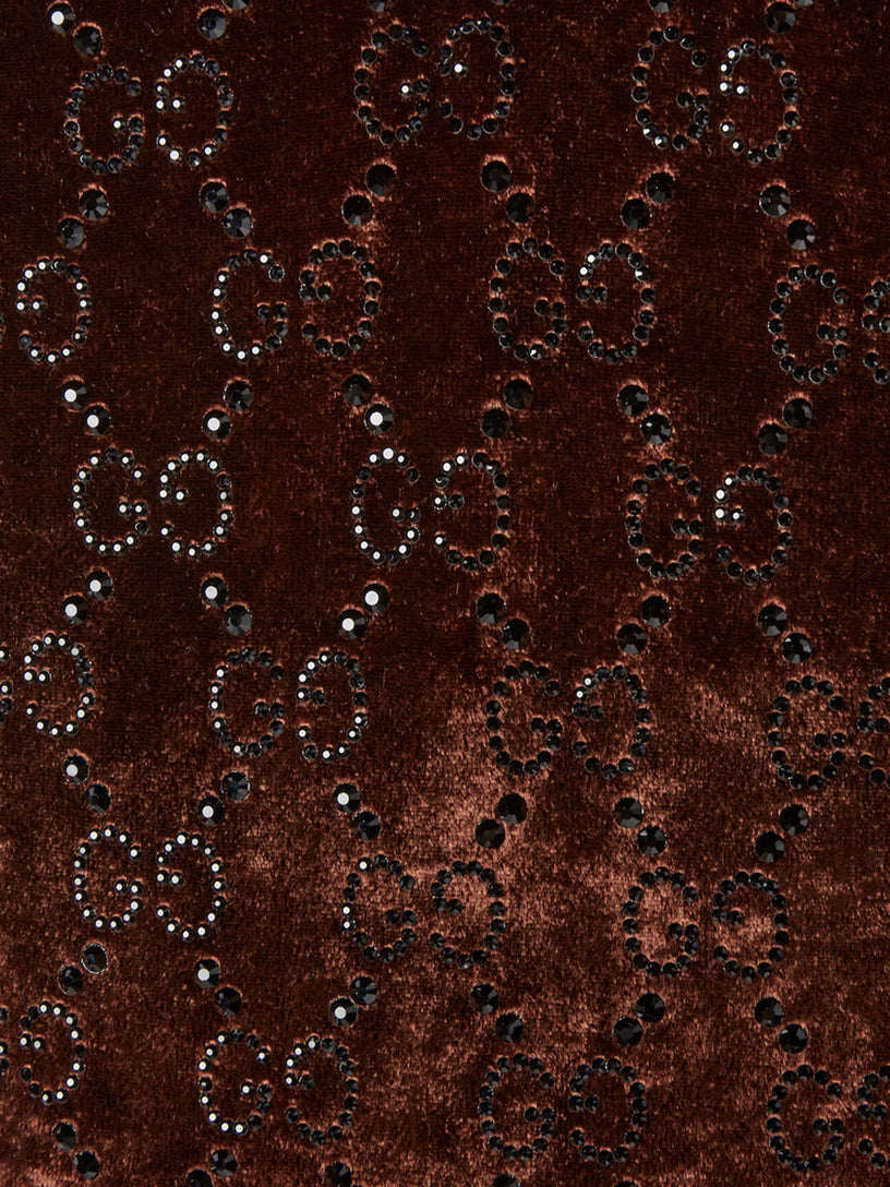 GG crystal embroidered bodysuit