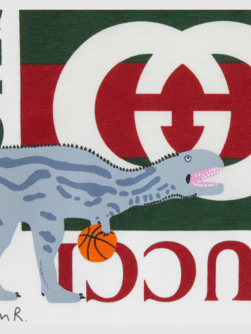 Cotton T-shirt with print