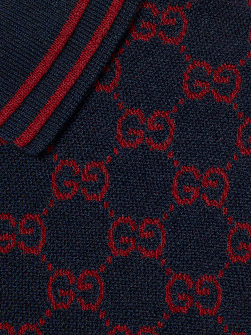 GG cotton polo shirt