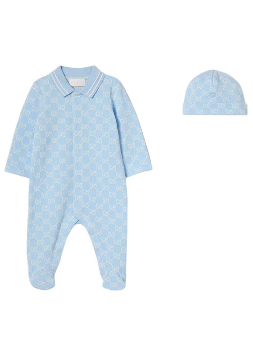 Two-piece cotton baby gift set