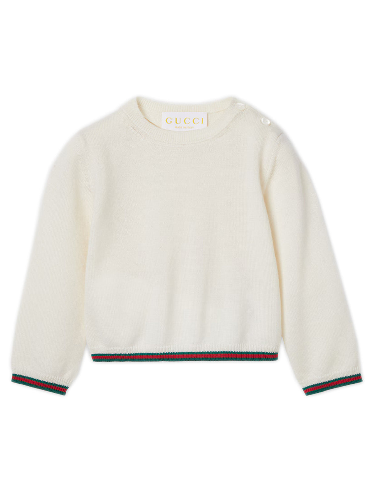 Wool sweater with Web