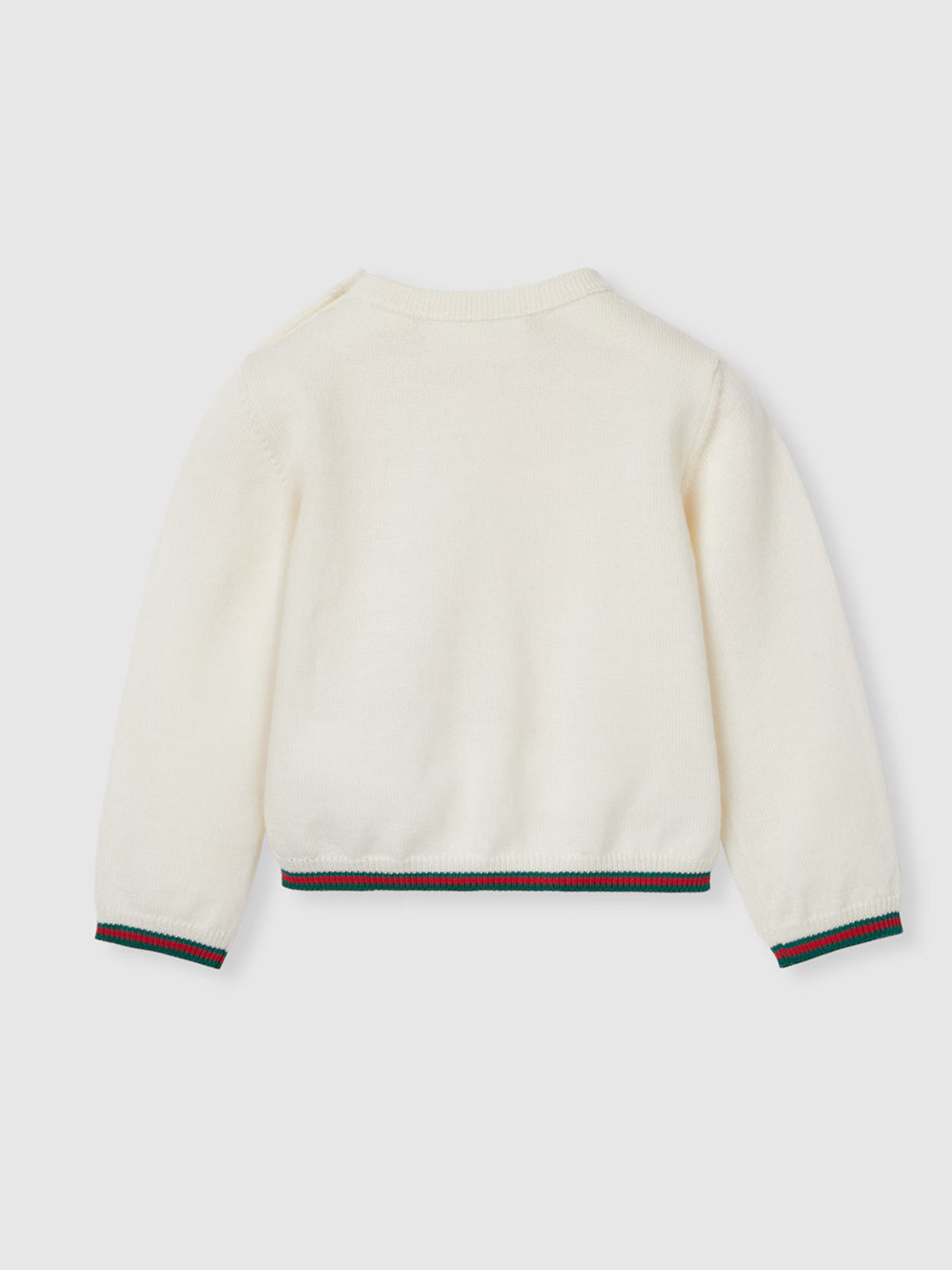 Wool sweater with Web