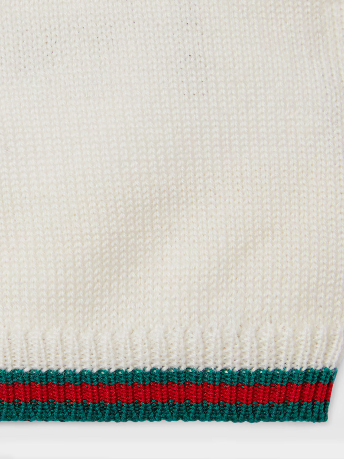 Wool sweater with Web