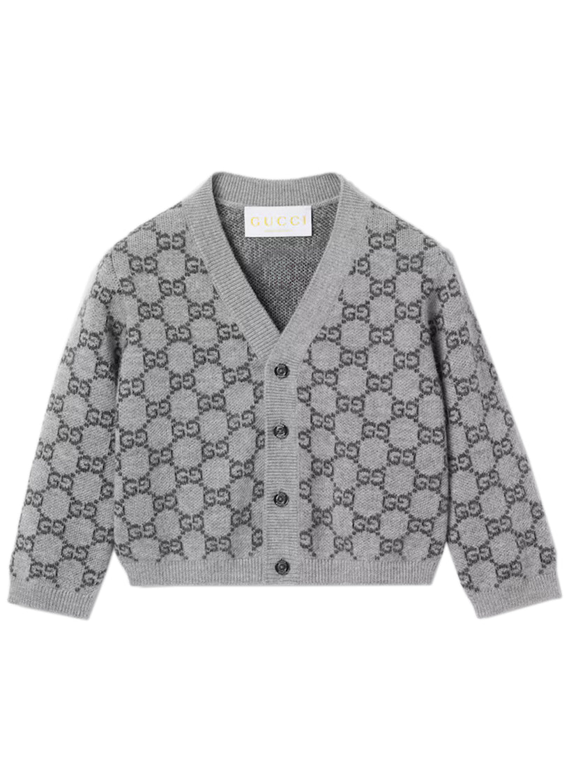 GG wool jacquard cardigan