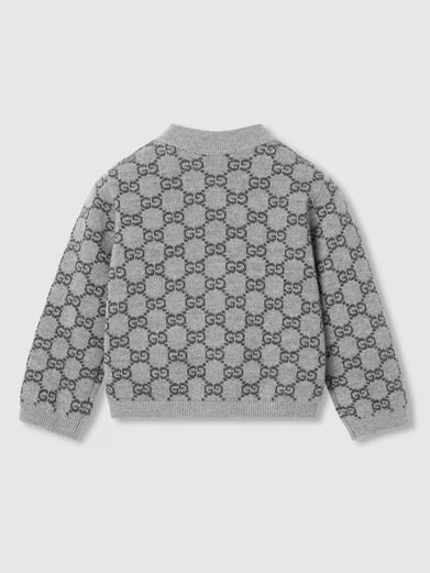 GG wool jacquard cardigan