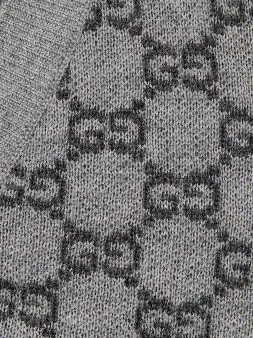 GG wool jacquard cardigan