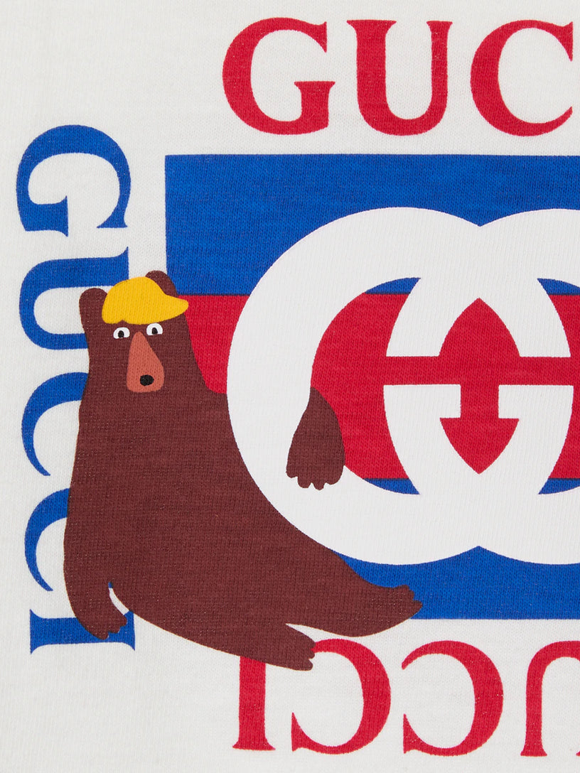 Cotton T-shirt with print