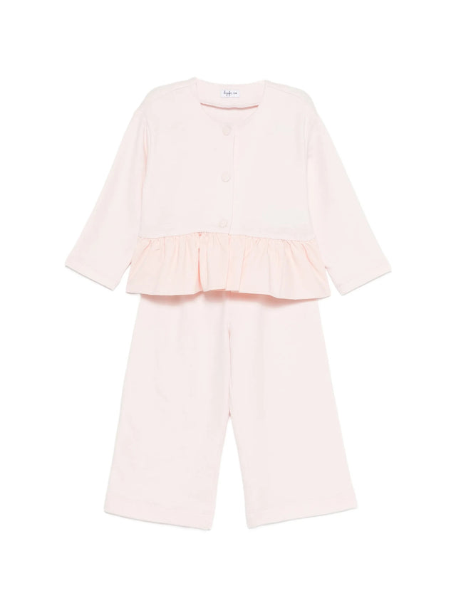 Sweatshirt set with ruffle