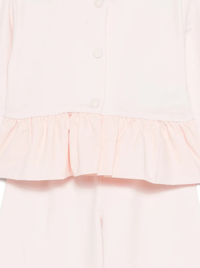 Sweatshirt set with ruffle