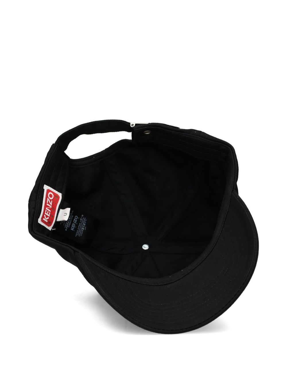 Cotton cap with 'Boke Flower 2.0' embroidery KENZO Nero | Grifo210