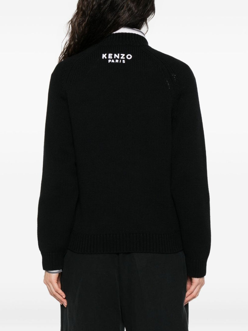 Cotton and wool sweater 'Boke Flower'