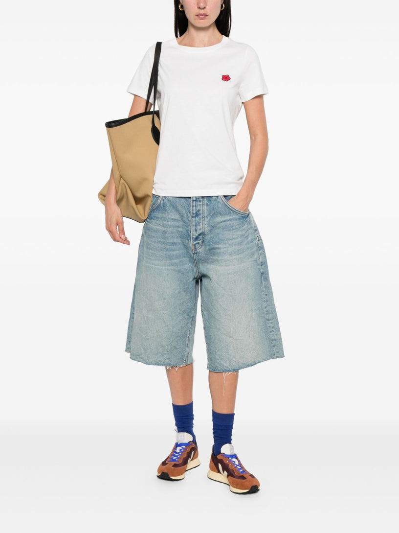 'Boke Flower' embroidered T-shirt