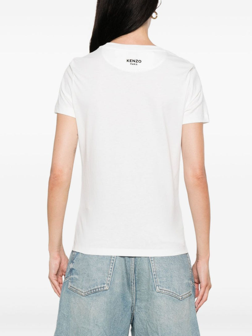 'Boke Flower' embroidered T-shirt