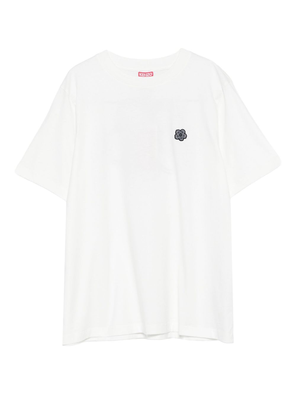 Relaxing t-shirt with 'Boke Flower' embroidery