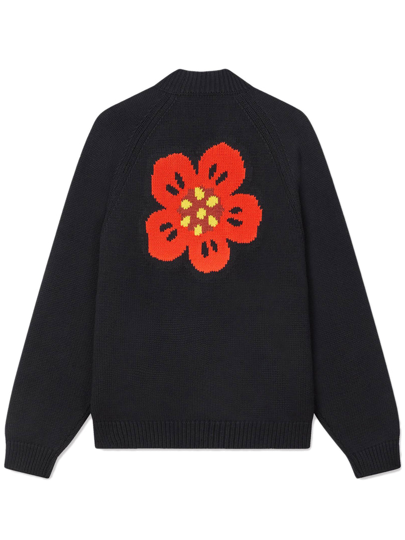 Cardigan boke flower