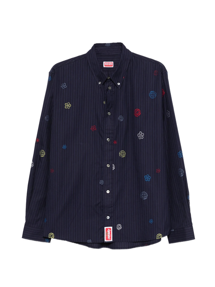 Shirt with 'Kenzo x Futura 2000' embroidery