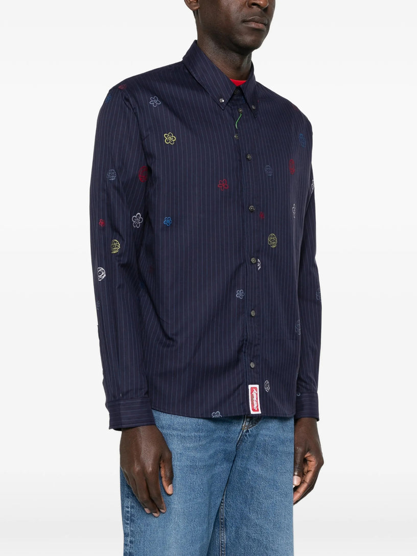 Shirt with 'Kenzo x Futura 2000' embroidery