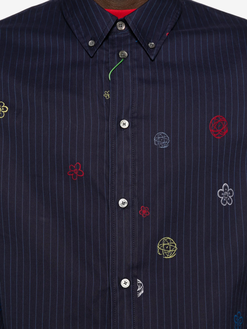 Shirt with 'Kenzo x Futura 2000' embroidery