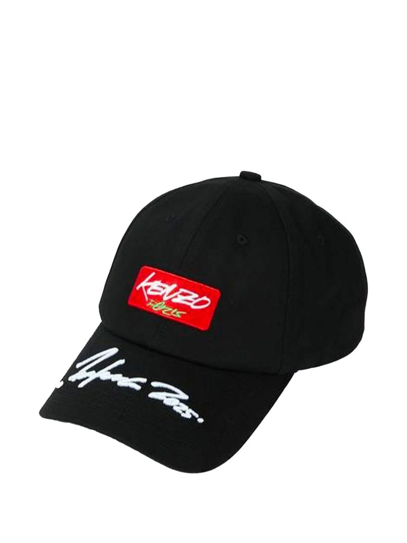 Cotton cap with 'Kenzo x Futura 2000' embroidery