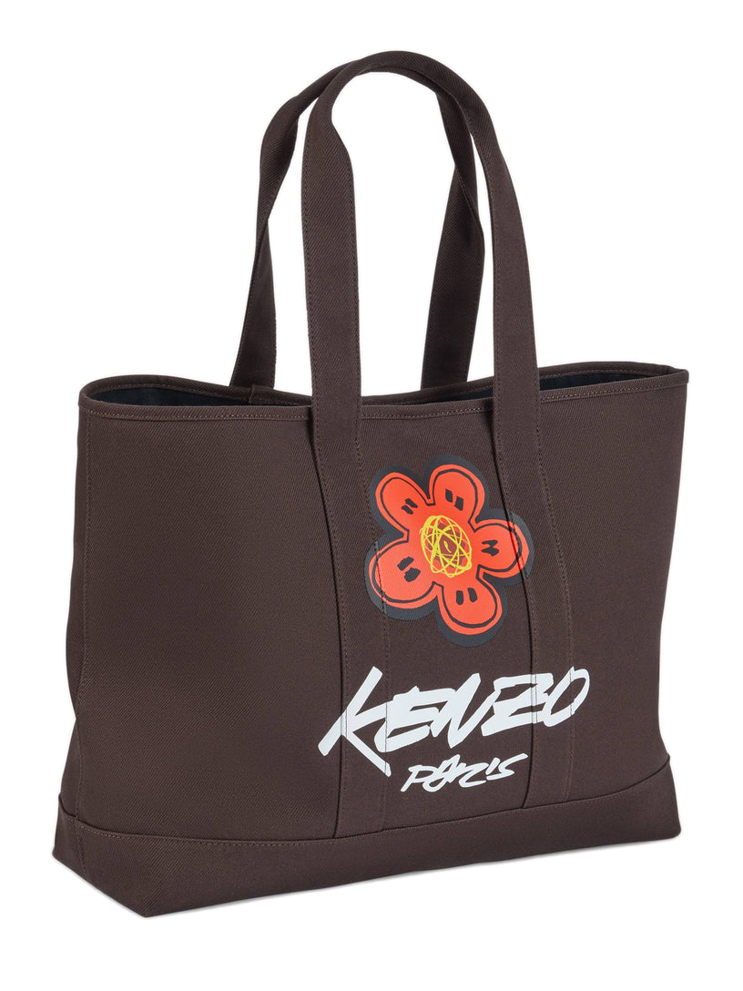 'Kenzo x Futura 2000' large 'Kenzo Utility' canvas tote bag