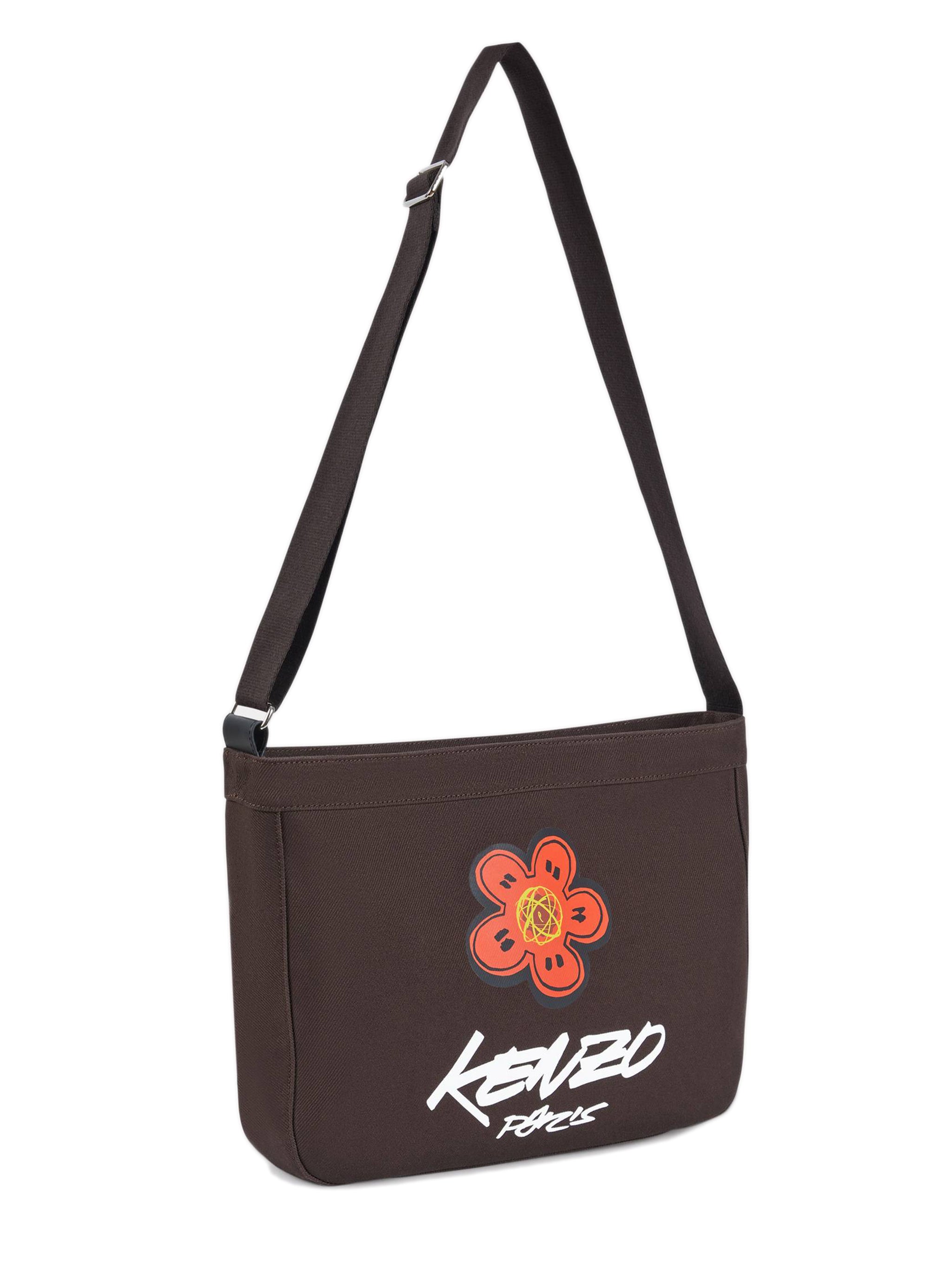 Kenzo x Futura 2000' Large 'Kenzo Utility' Canvas Shoulder Bag