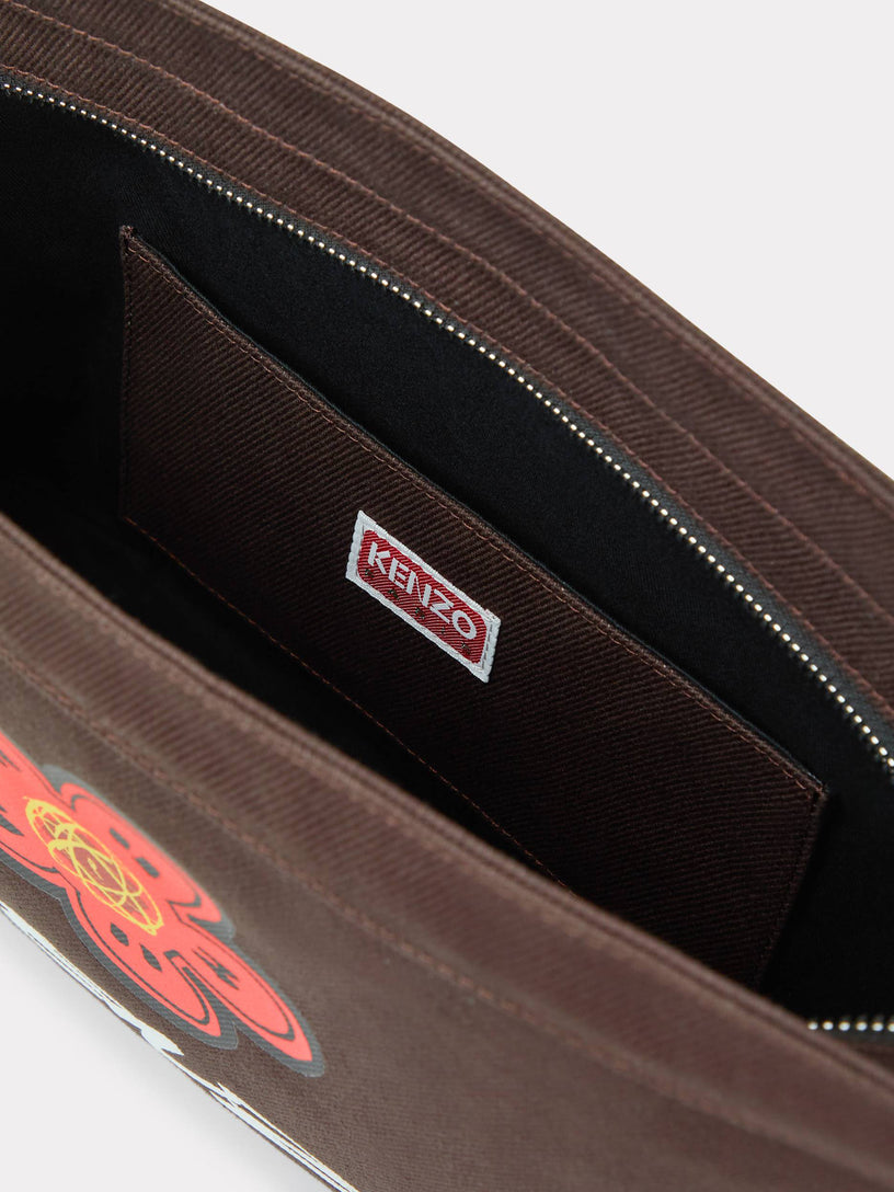 'Kenzo x Futura 2000' Large 'Kenzo Utility' Canvas Shoulder Bag