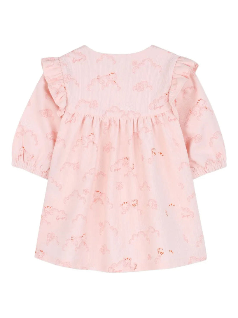 Ruffled dress and leggings set