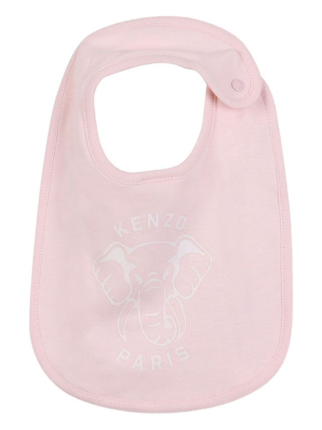 Elephant-print babygrow set