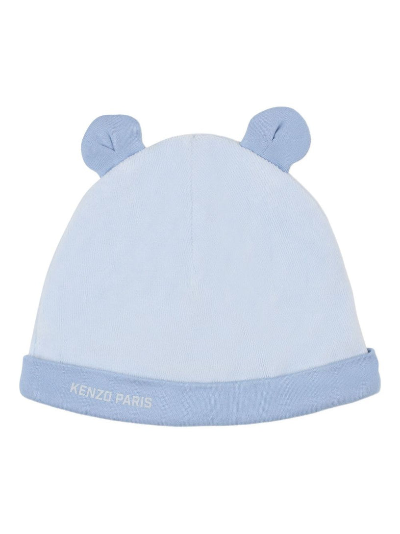 Elephant-print babygrow set