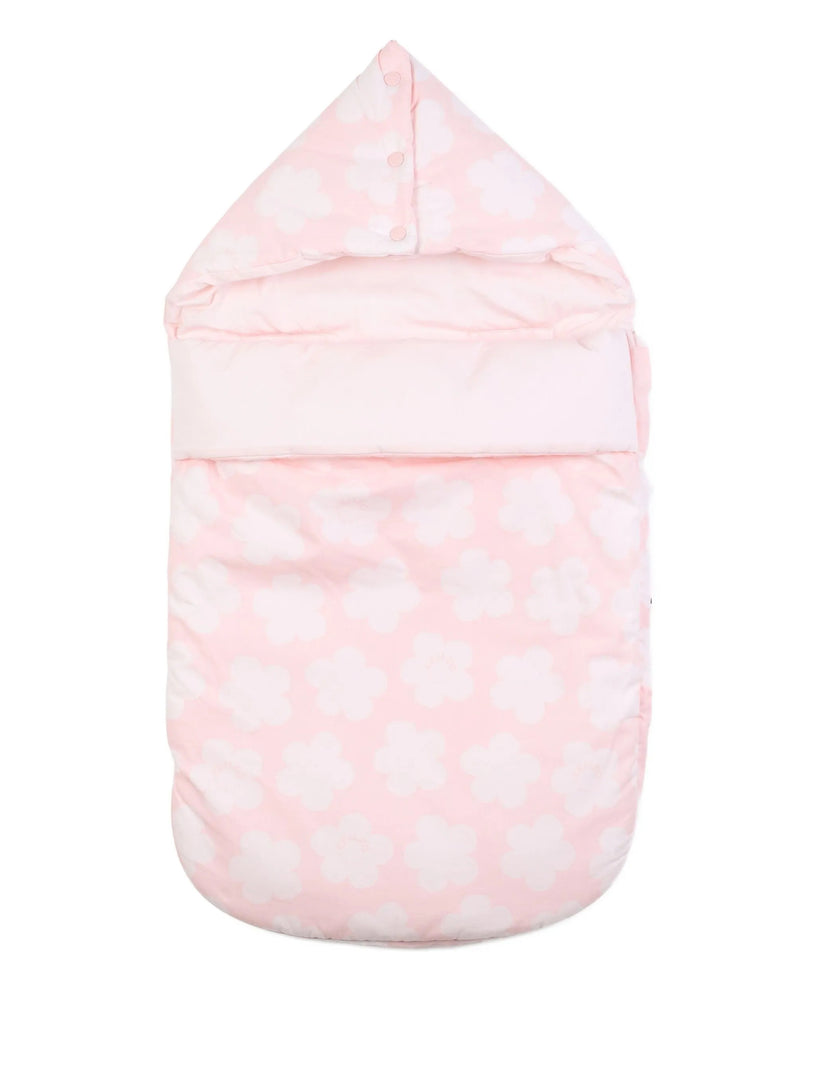 Floral-print sleeping bag