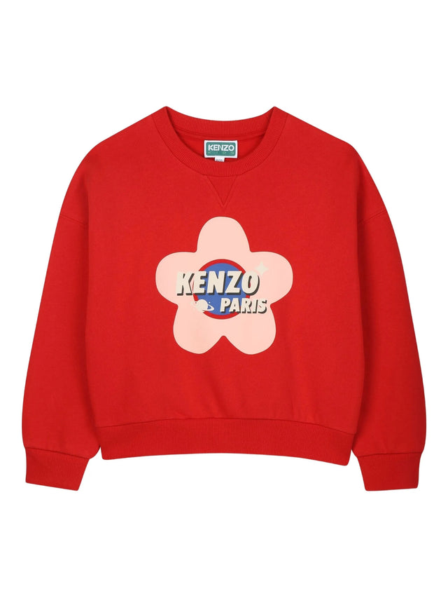 Floral-print sweatshirt