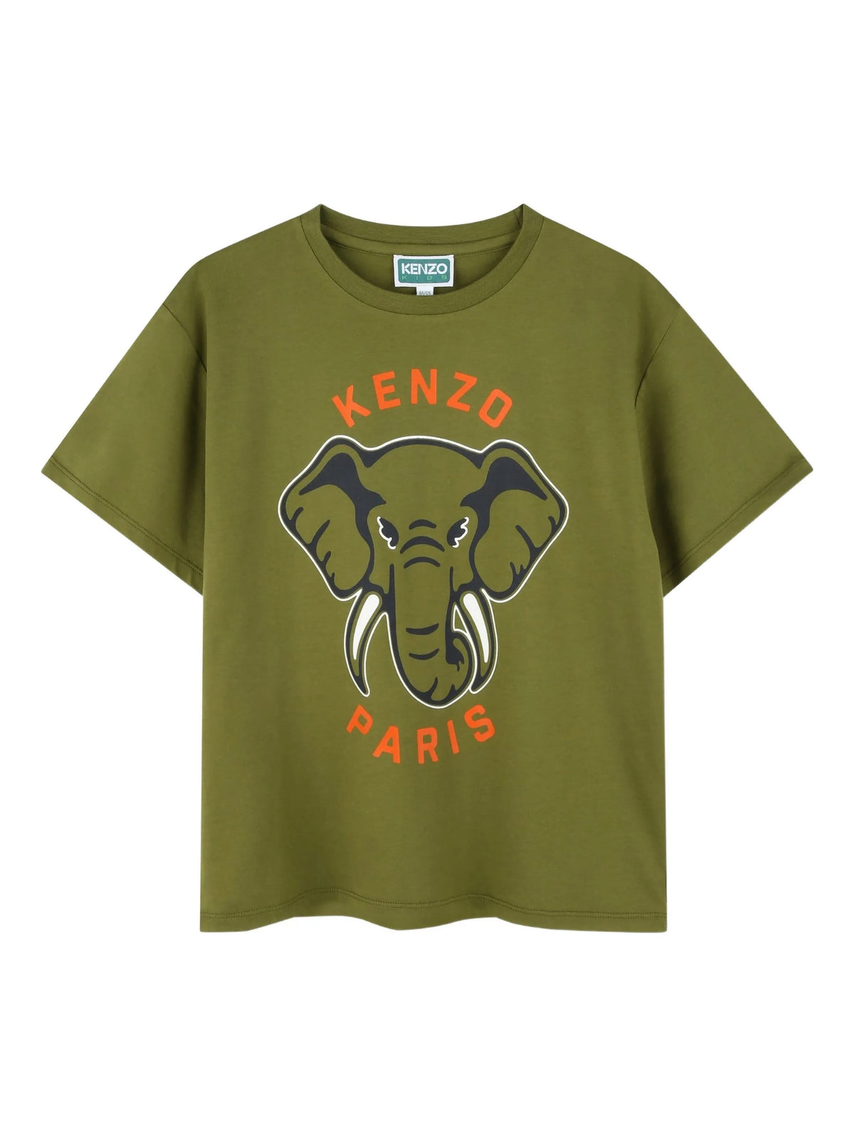 Elephant-graphic T-shirt