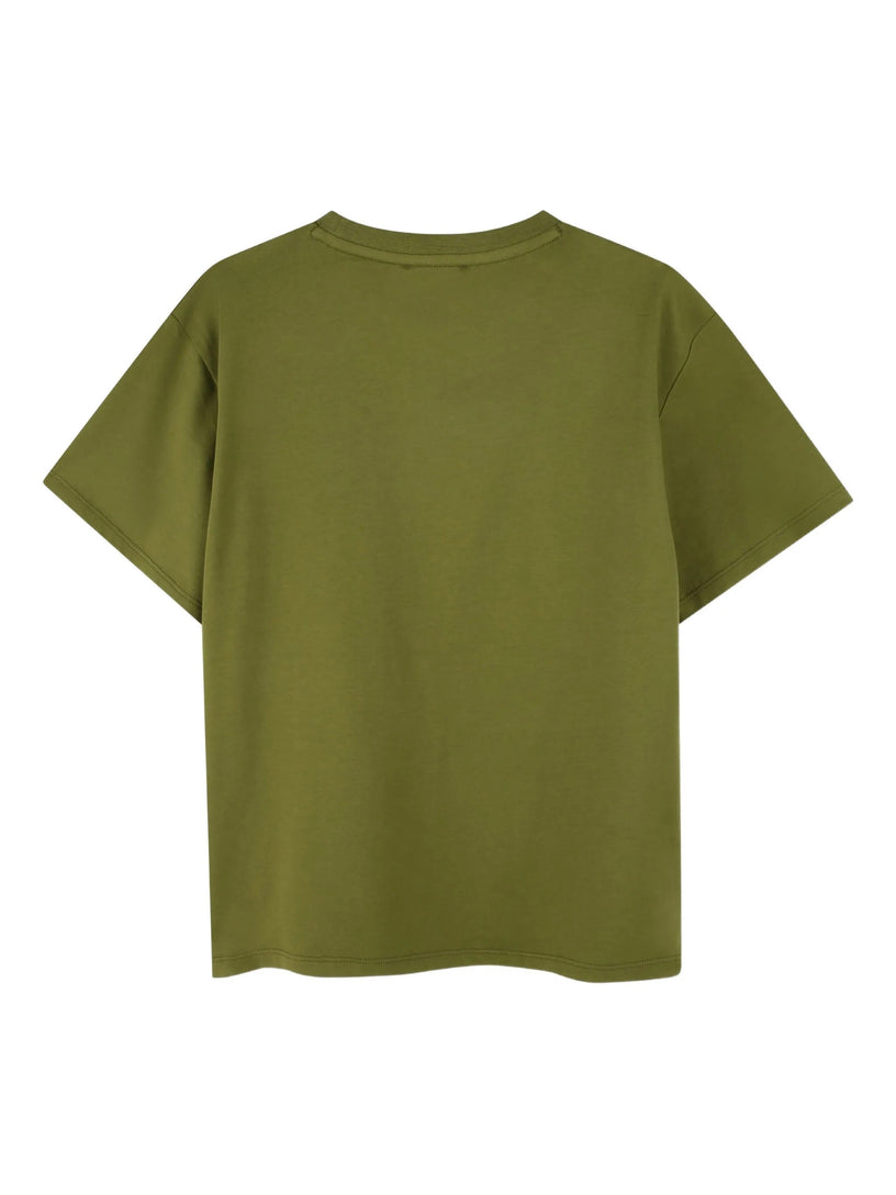 Elephant-graphic T-shirt