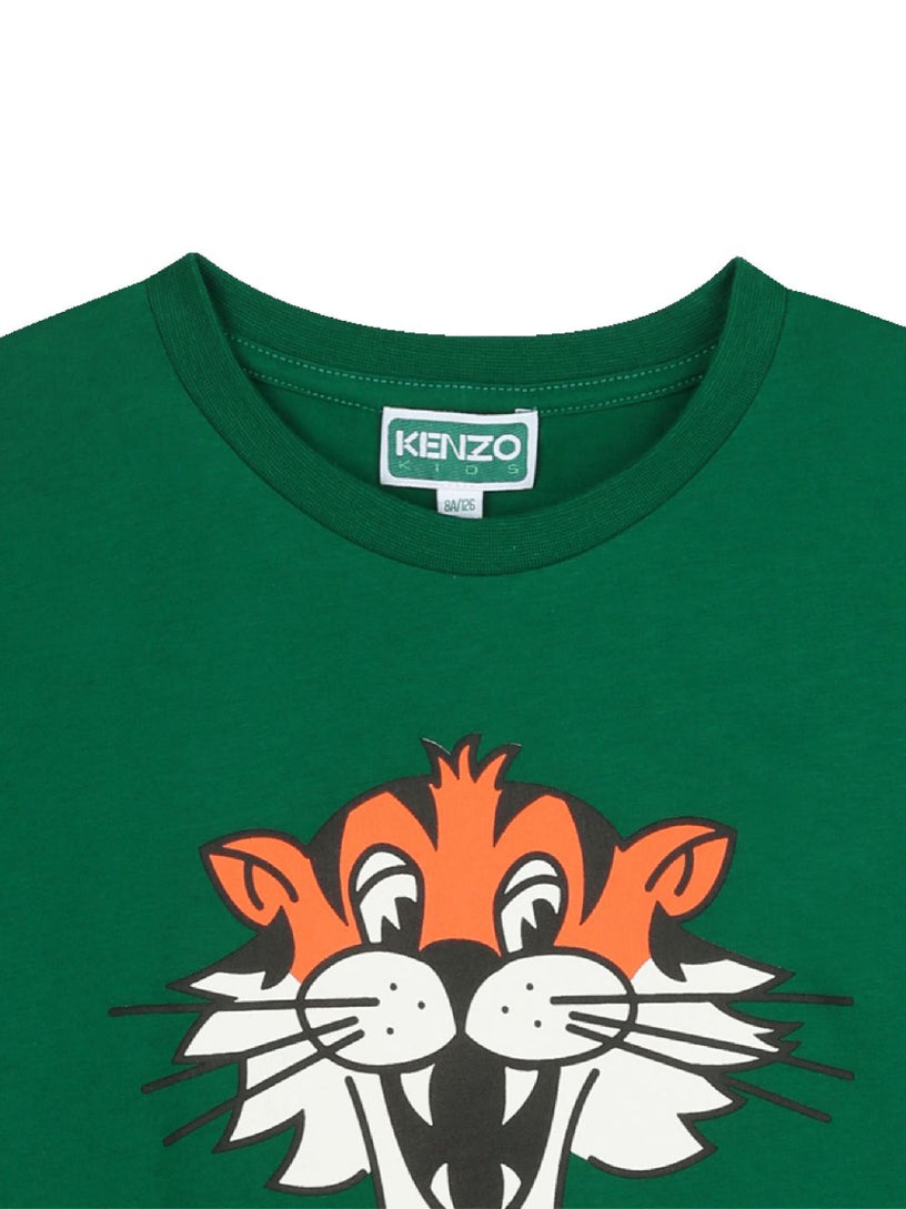 Tiger-graphic T-shirt