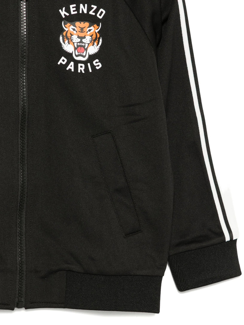 Tiger zip-up sweatshirt