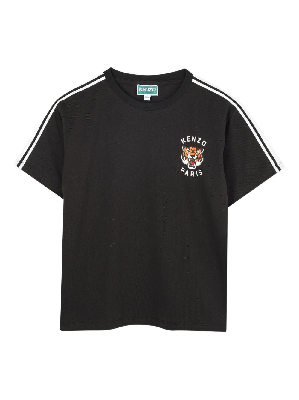 Kenzo Kids Magliette Kenzo Nera KENZO KIDS Black Logo Tiger T