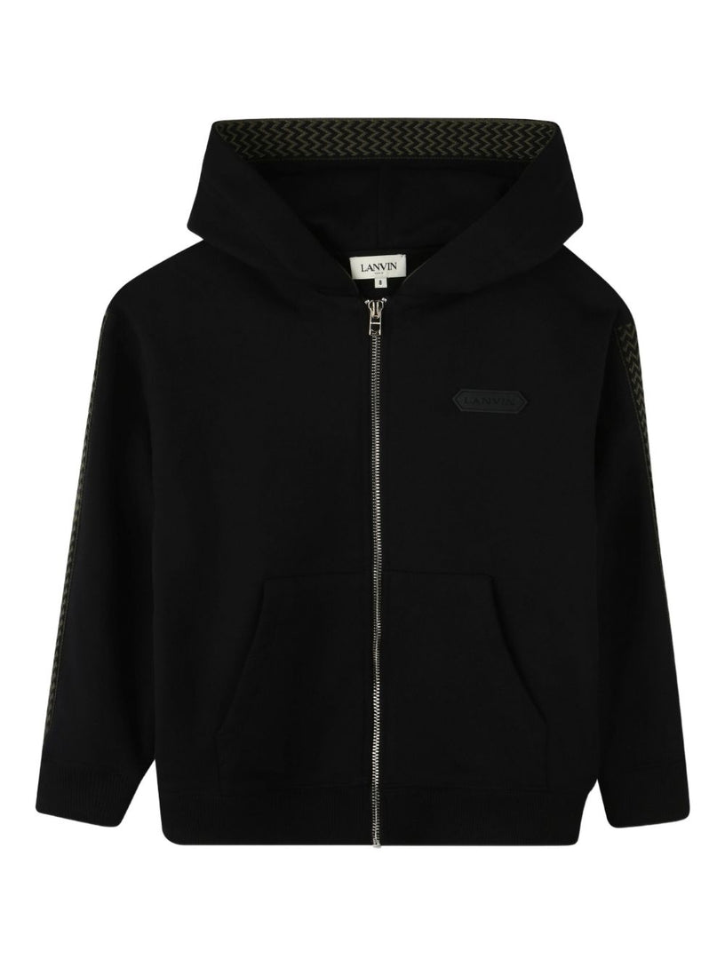 Logo zip-up hoodie