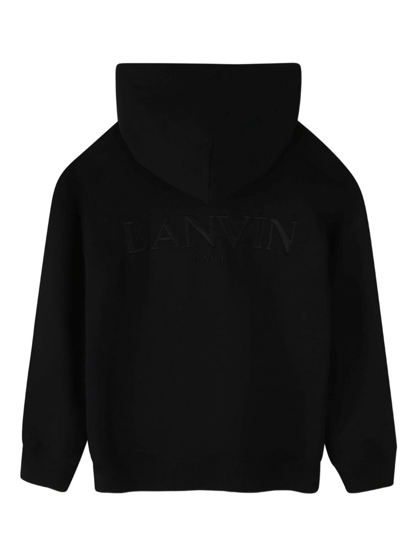 Logo zip-up hoodie