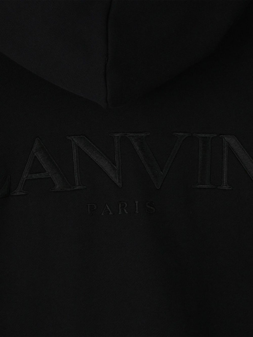 Logo zip-up hoodie