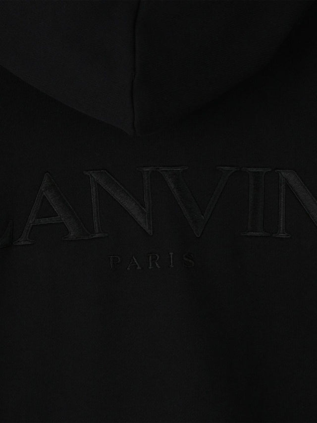 Logo zip-up hoodie