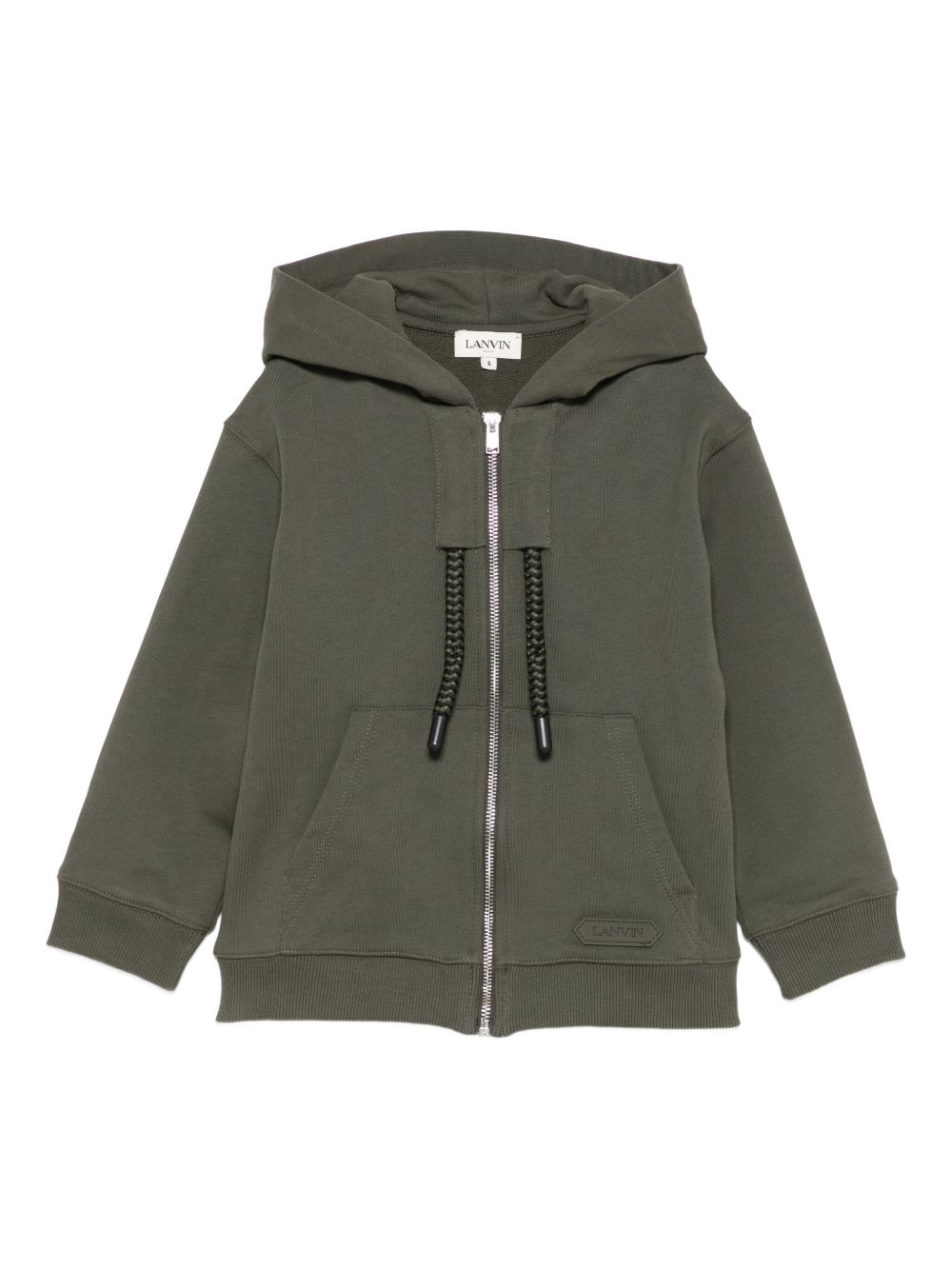 Logo zip-up hoodie