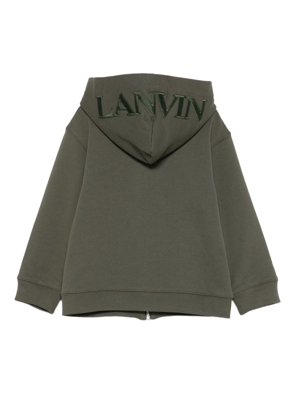 Logo zip-up hoodie