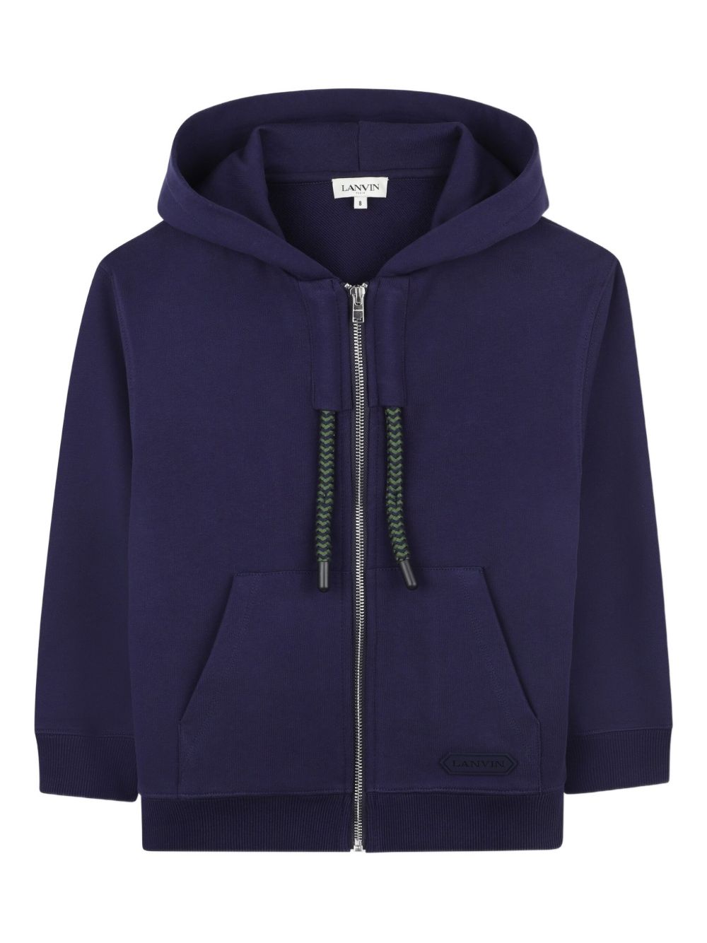 Logo zip-up hoodie