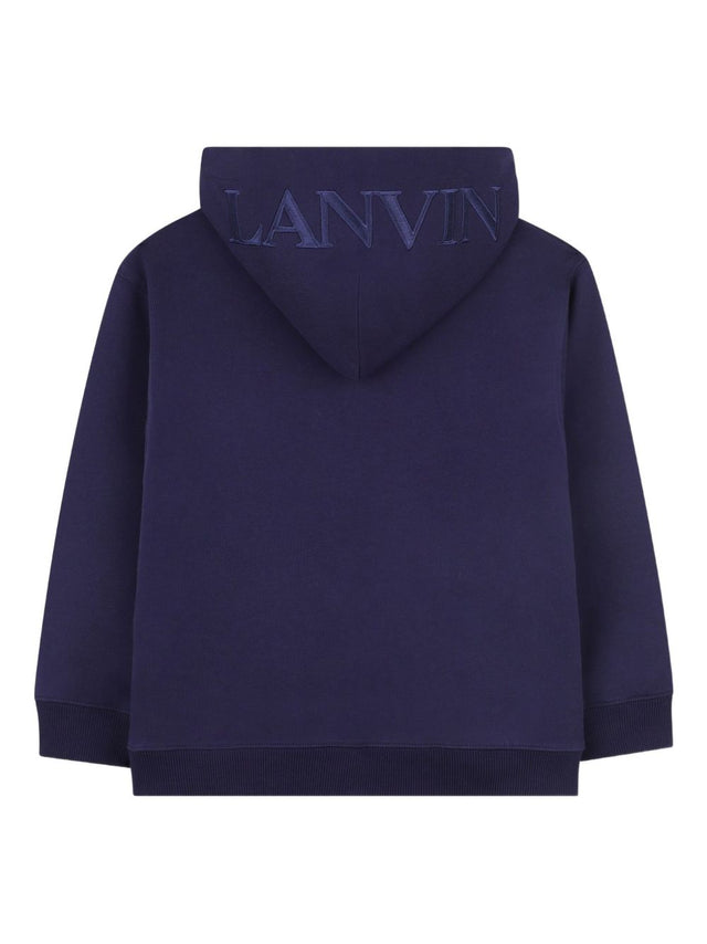 Logo zip-up hoodie