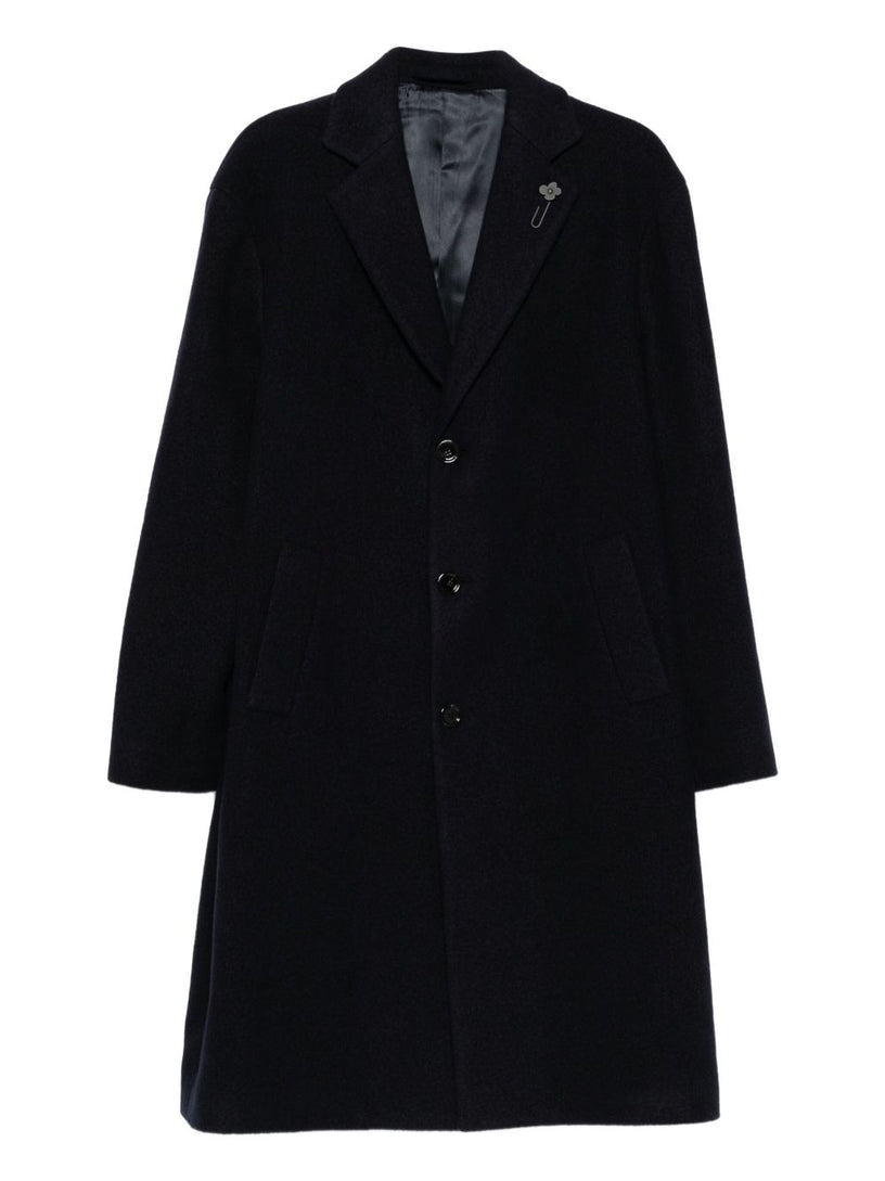 Wool and silk coat