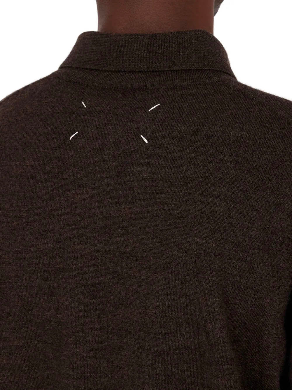 Knitted polo shirt