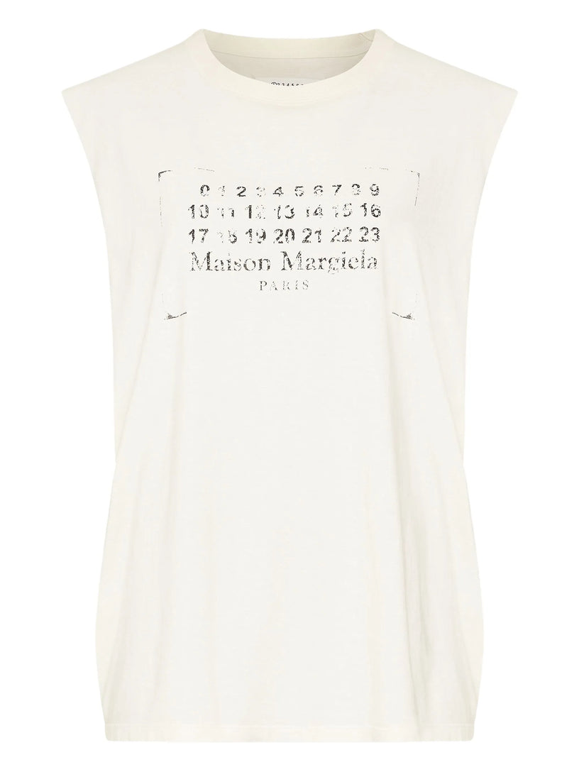 Logo Sleeveless top