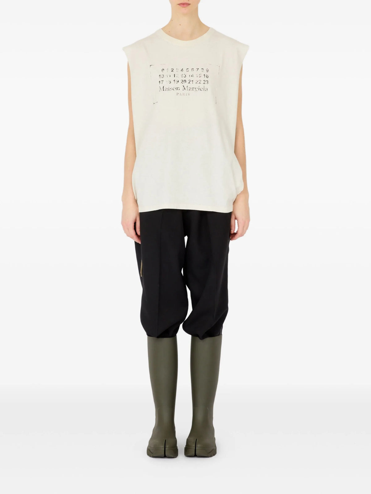 Logo Sleeveless top