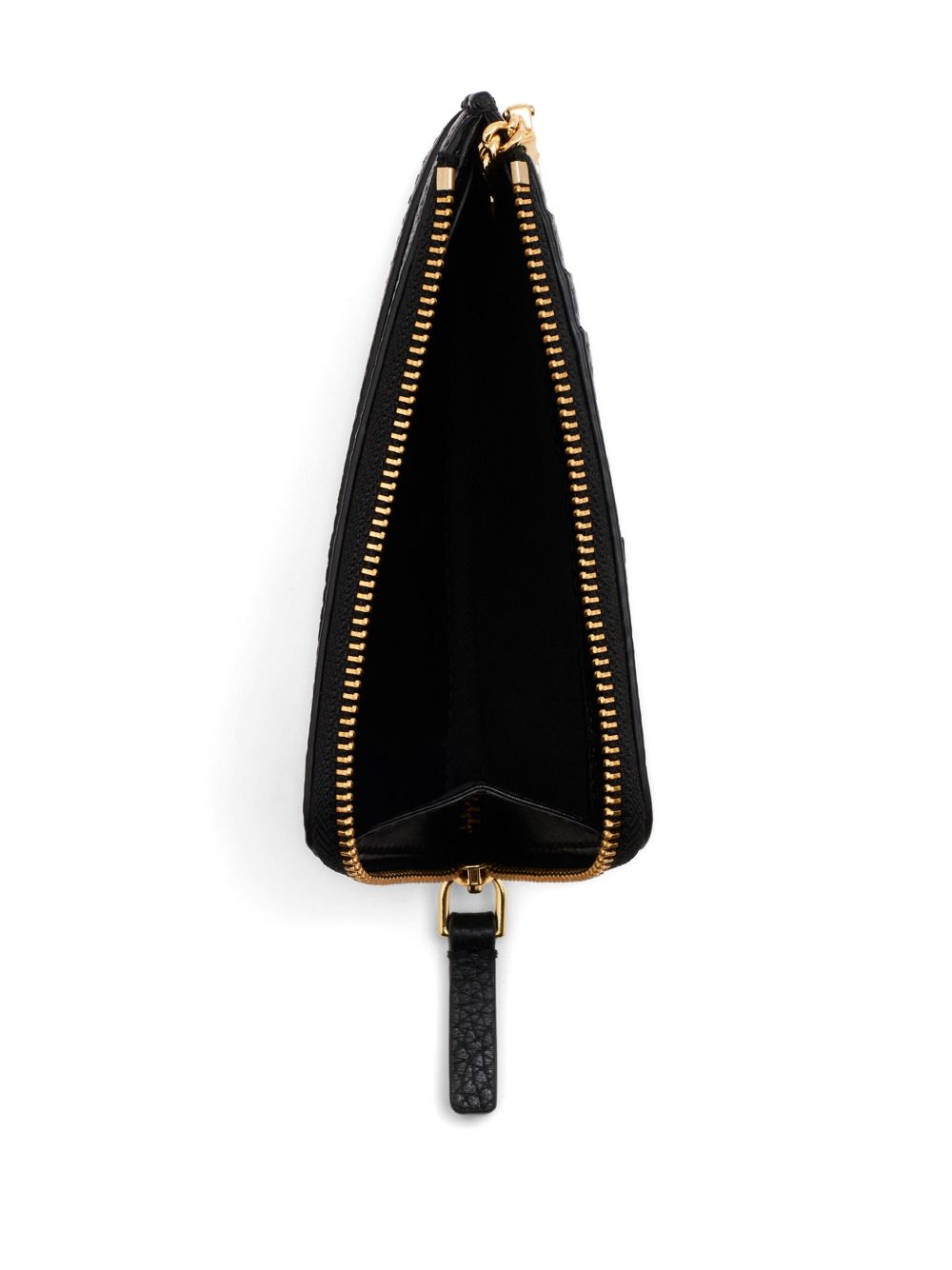 Top Zip Leather Multi Wallet
